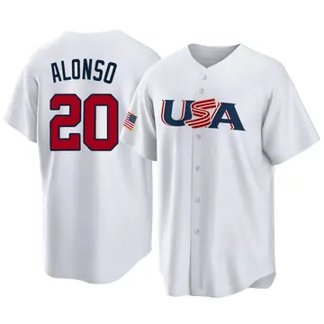 Cheap Custom 2023 World Baseball Classic USA 20 Pete Alonso 22 Clayton  Kershaw Home Away Stitched Replica Player Jerseys - China 2023 World  Baseball Classic USA Puerto Rico Cuba and Australia Canada